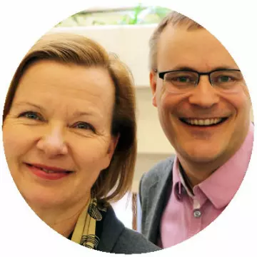 Outi Lehmijoki och Mattias Lindroth 